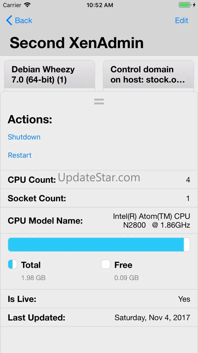 XenAdmin: XenServer Monitoring 2.1