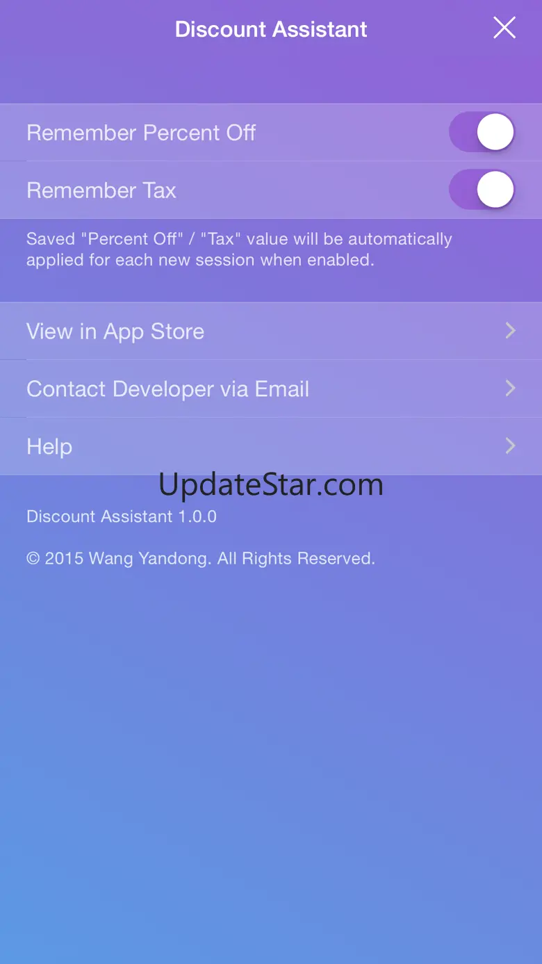 Discount Assistant - Shopping Calculator 1.1.0