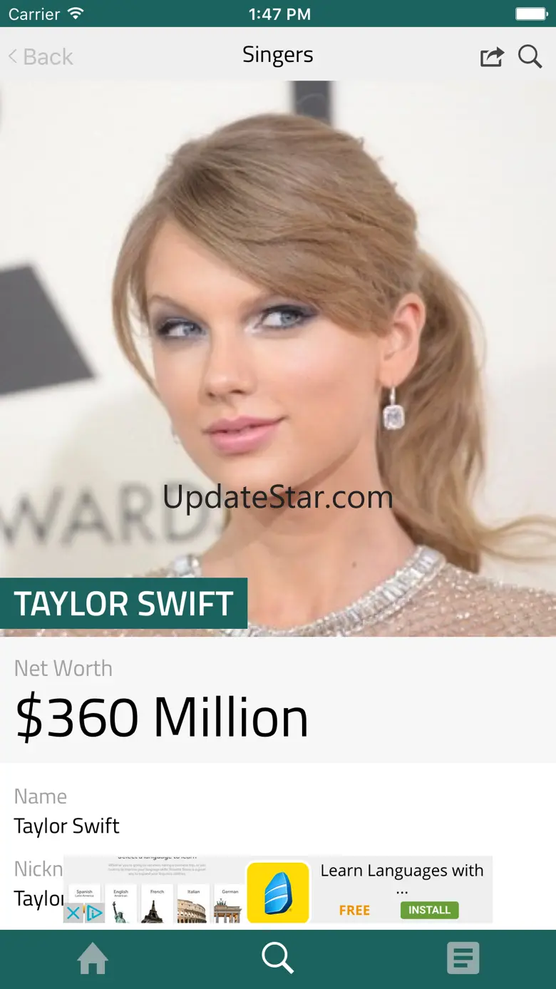 Celebrity Net Worth 2.2.0