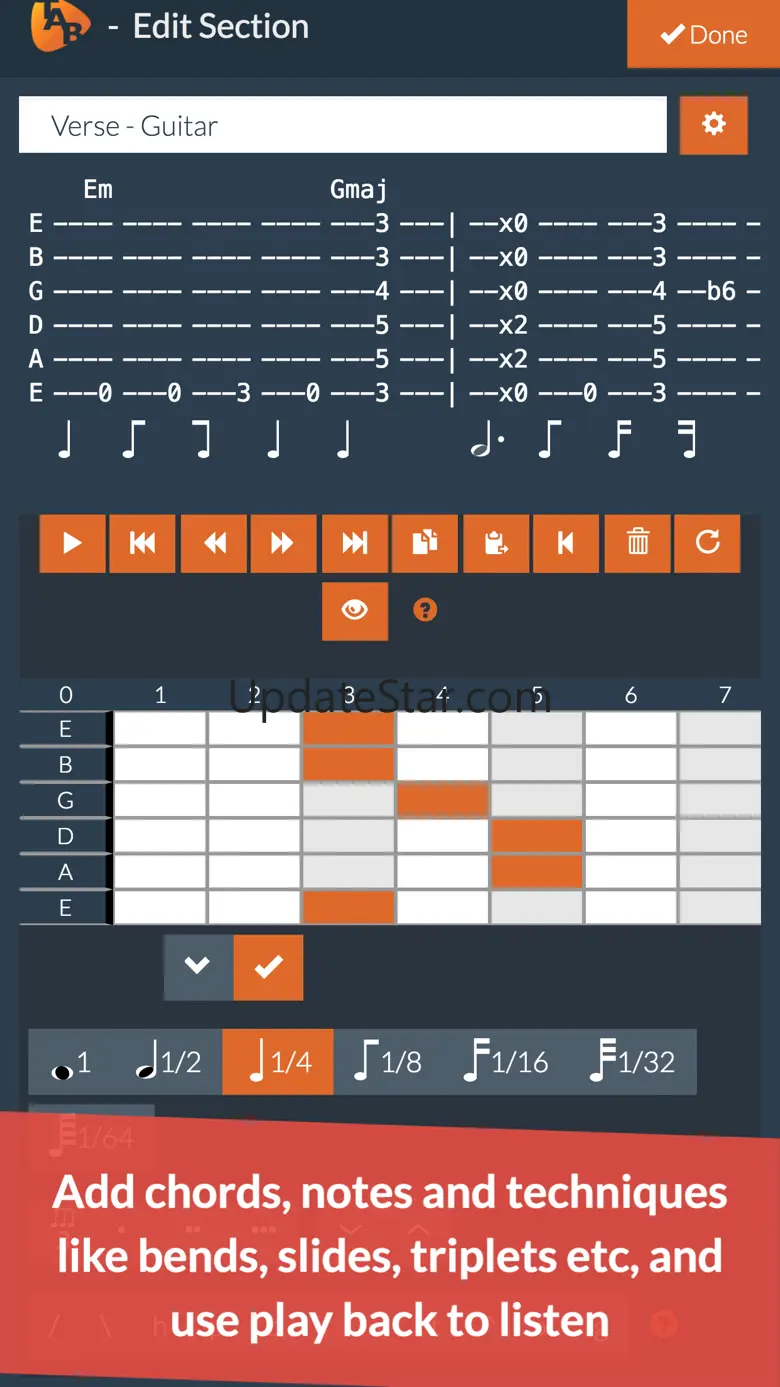 Guitar Notepad - Tab Editor 3.6.4