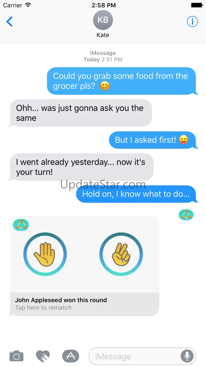 Rock-Paper-Scissors for iMessage 1.0