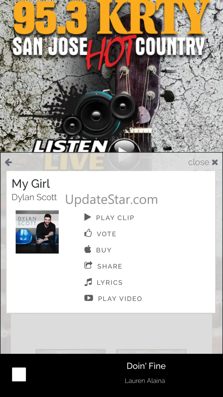 95.3 KRTY SAN JOSE HOT COUNTRY 1.0