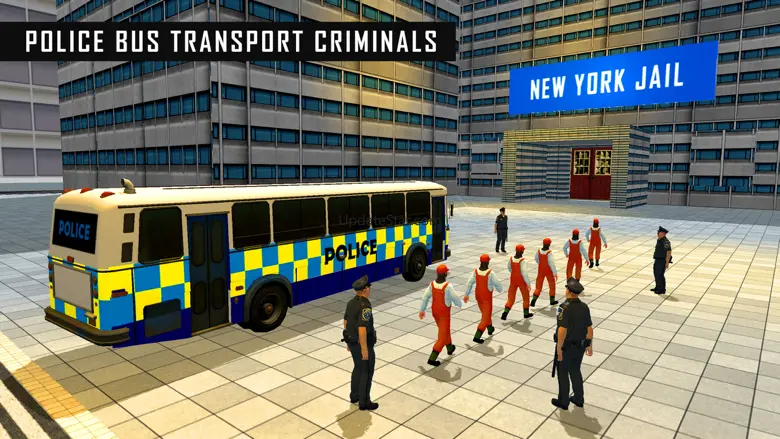 Police City Bus Prison Duty Simulator 2016 3D 1.0