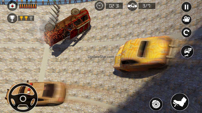 Death Well Demolition Derby - Stunt Car Crash Test 1.0