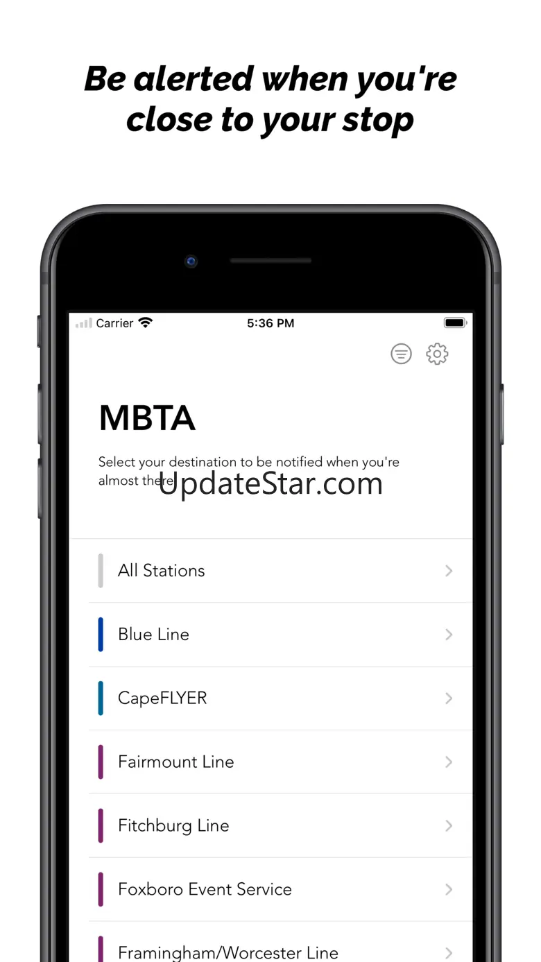 MBTA Destinations - Arrive 2.7.1