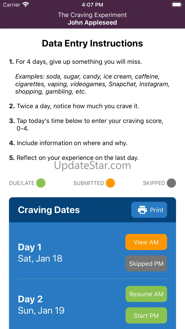 The Craving Experiment 1.8