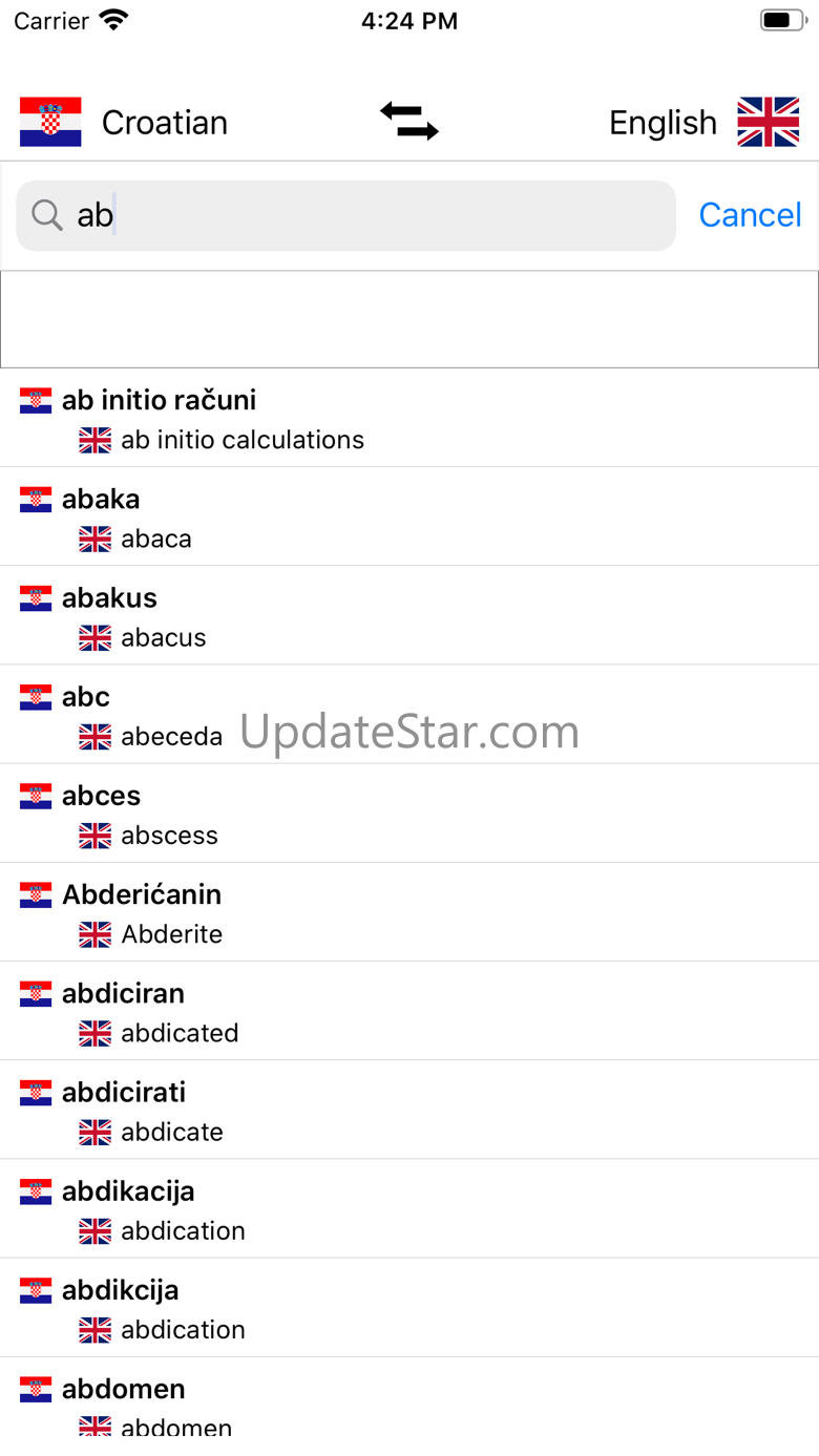Croatian-English Dictionary 2.0
