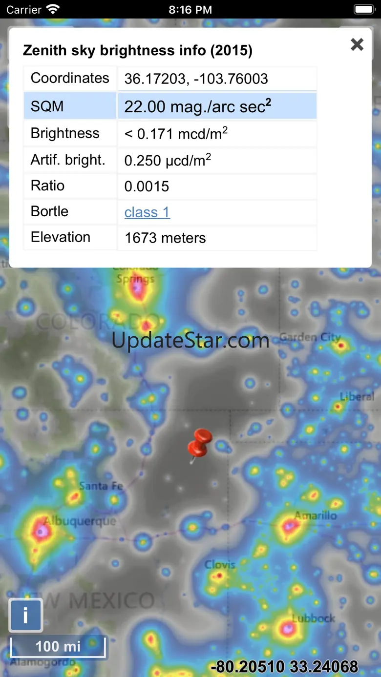 Light Pollution Map 1.1.22