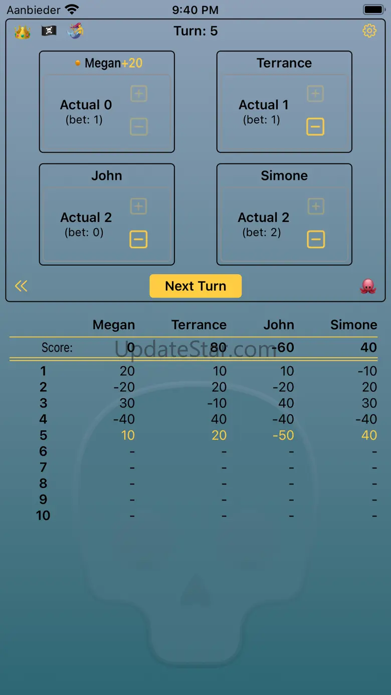 Skull King Scorekeeper 2.5