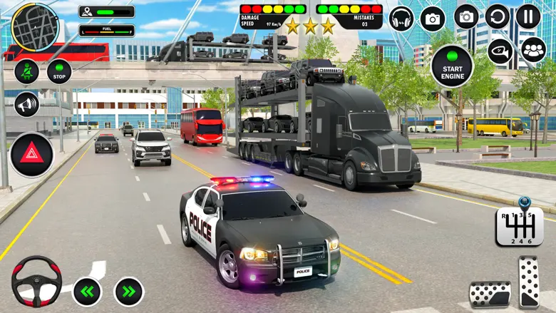 US Cop Car Driving Simulator 1.4.33