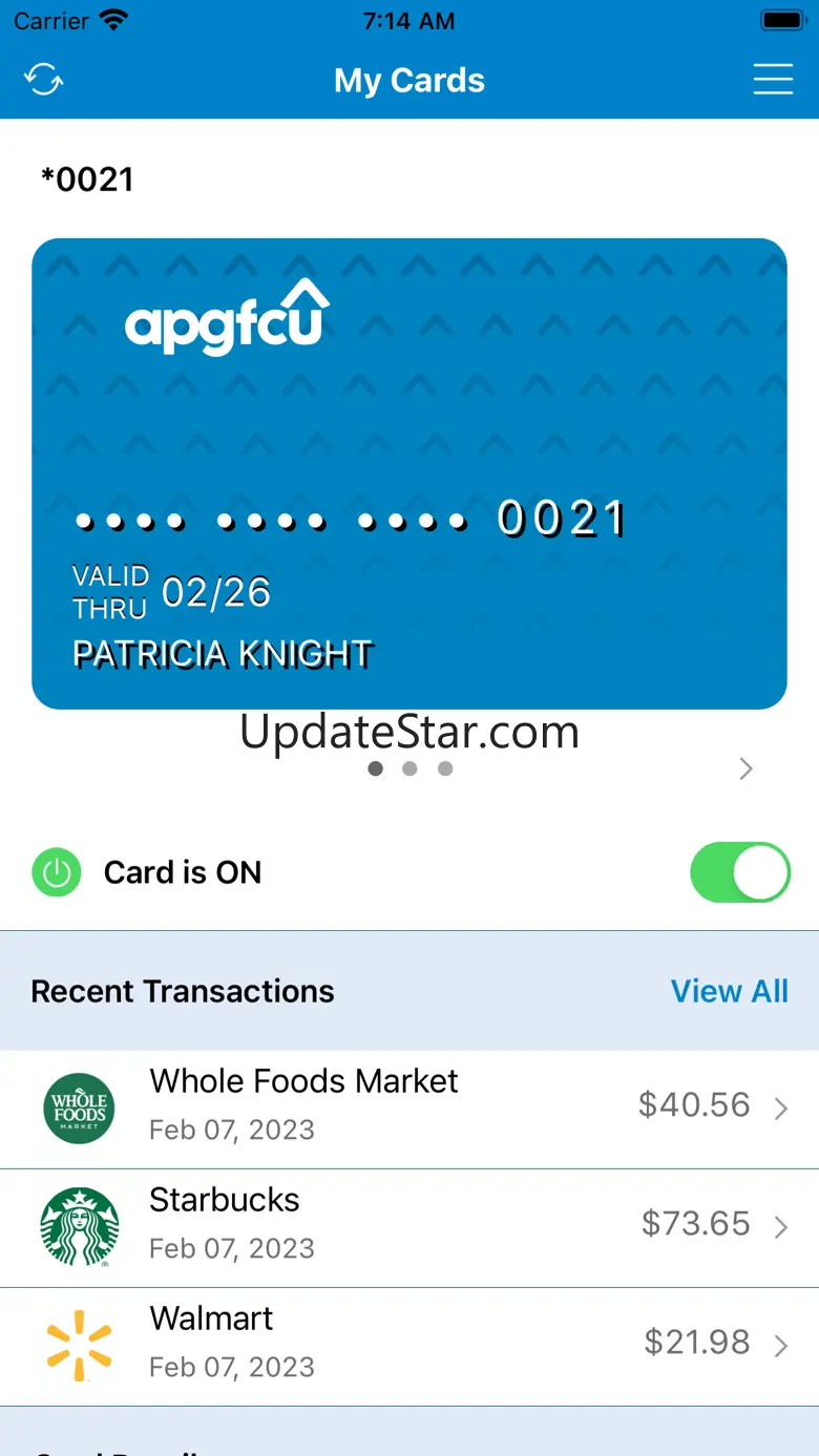 APGFCU Card Manager 23.3.0