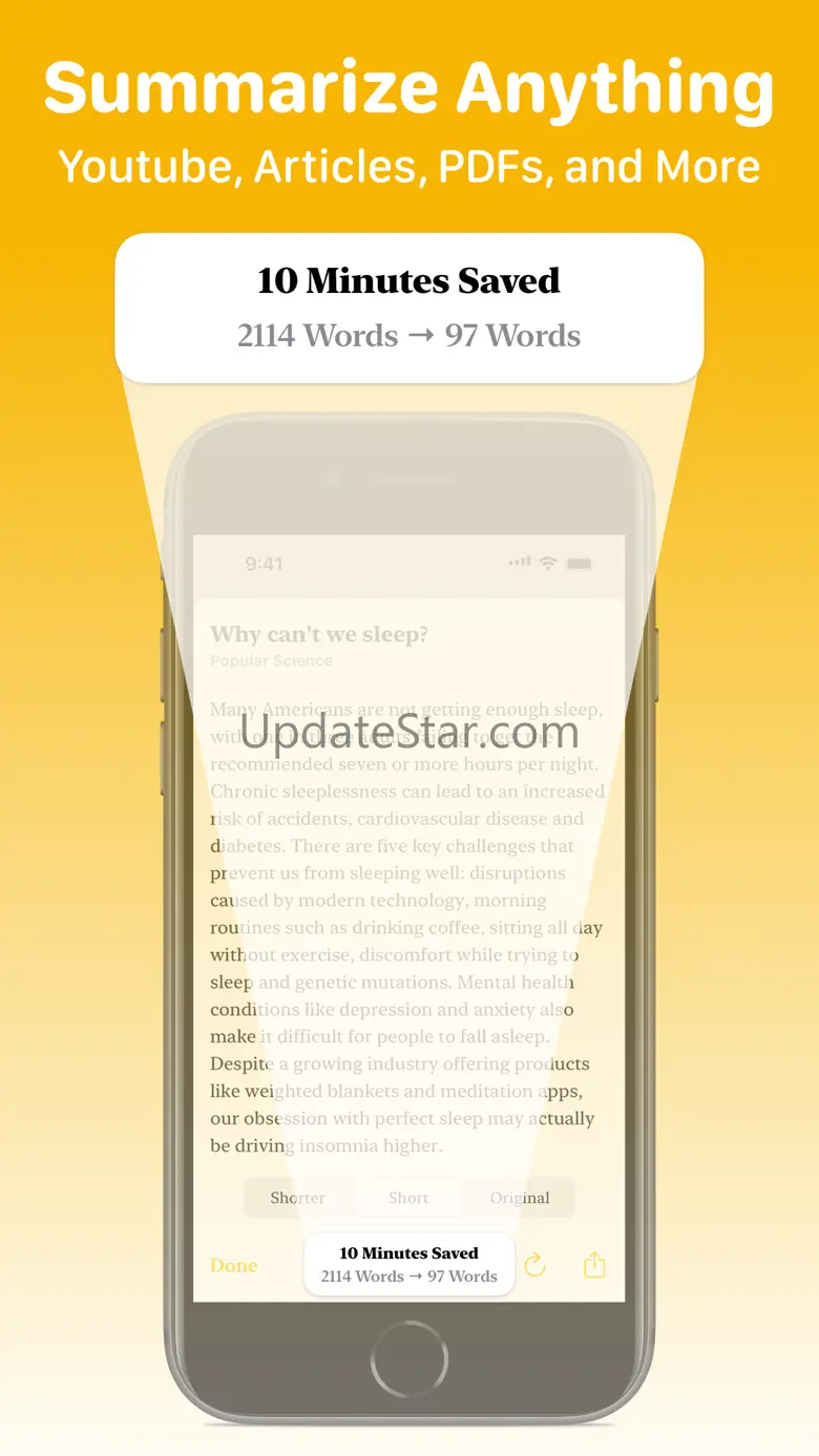 Shortify: Summarize Anything 1.3.2