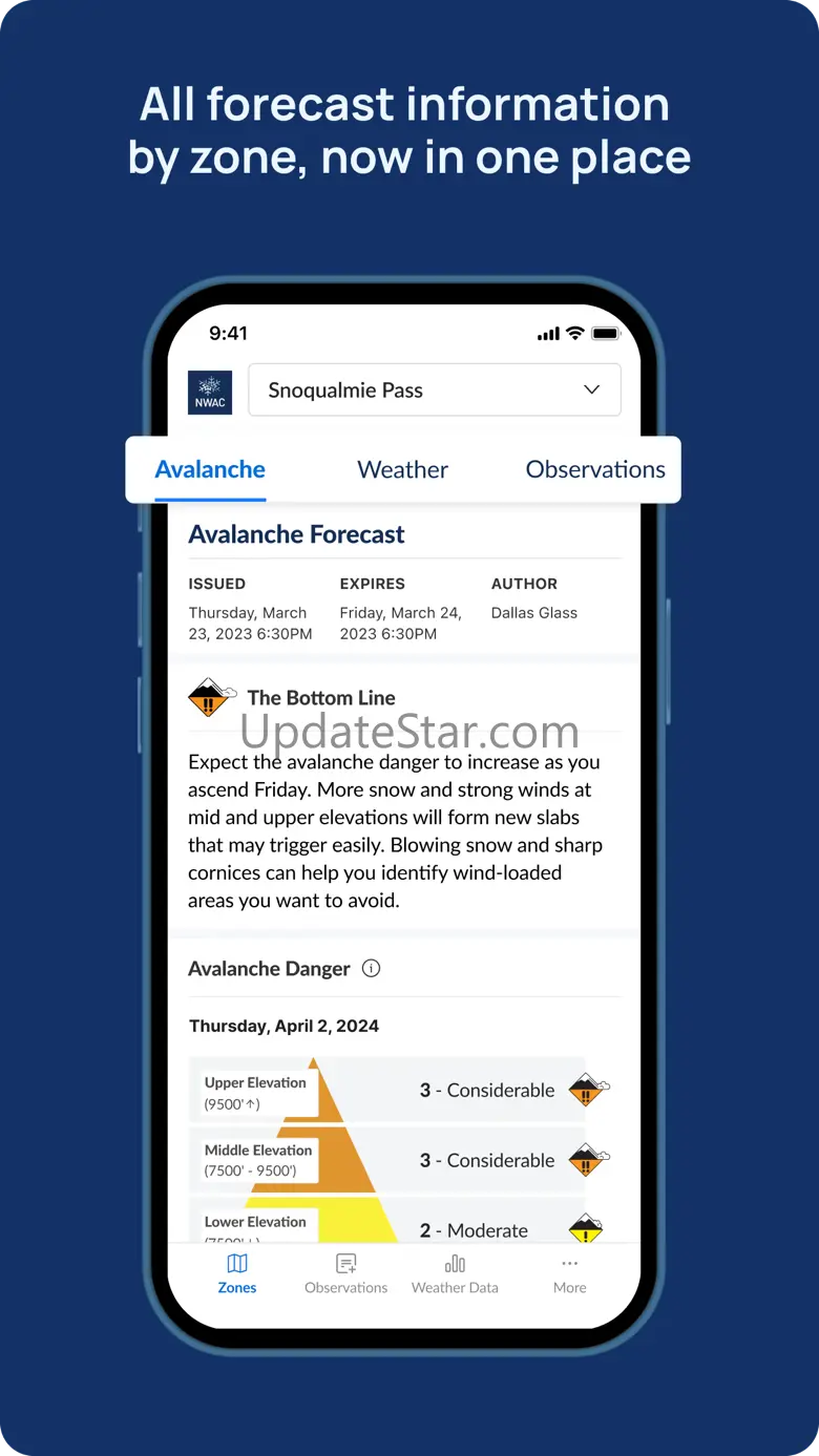 Avy: Avalanche & Weather Info 1.0.9