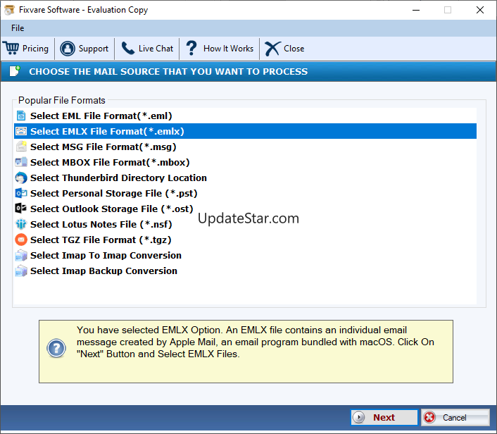 FixVare EMLX to PDF Converter 2.0