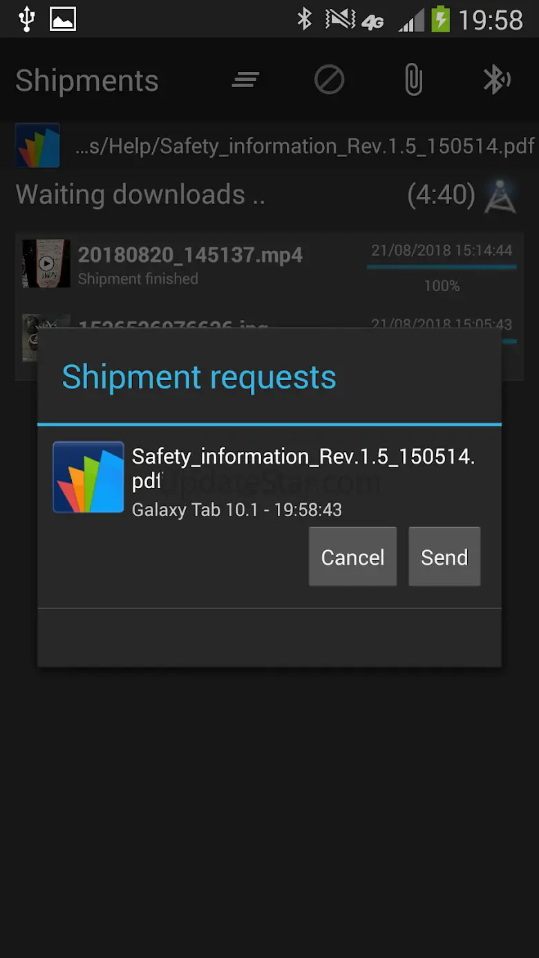 Bluetooth Transfer Any File 4.1.1