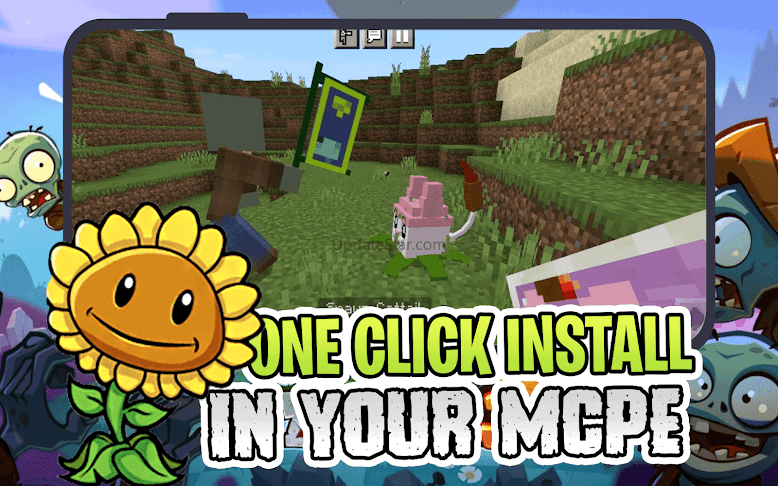 PVZ Mod Minecraft 1.1.5