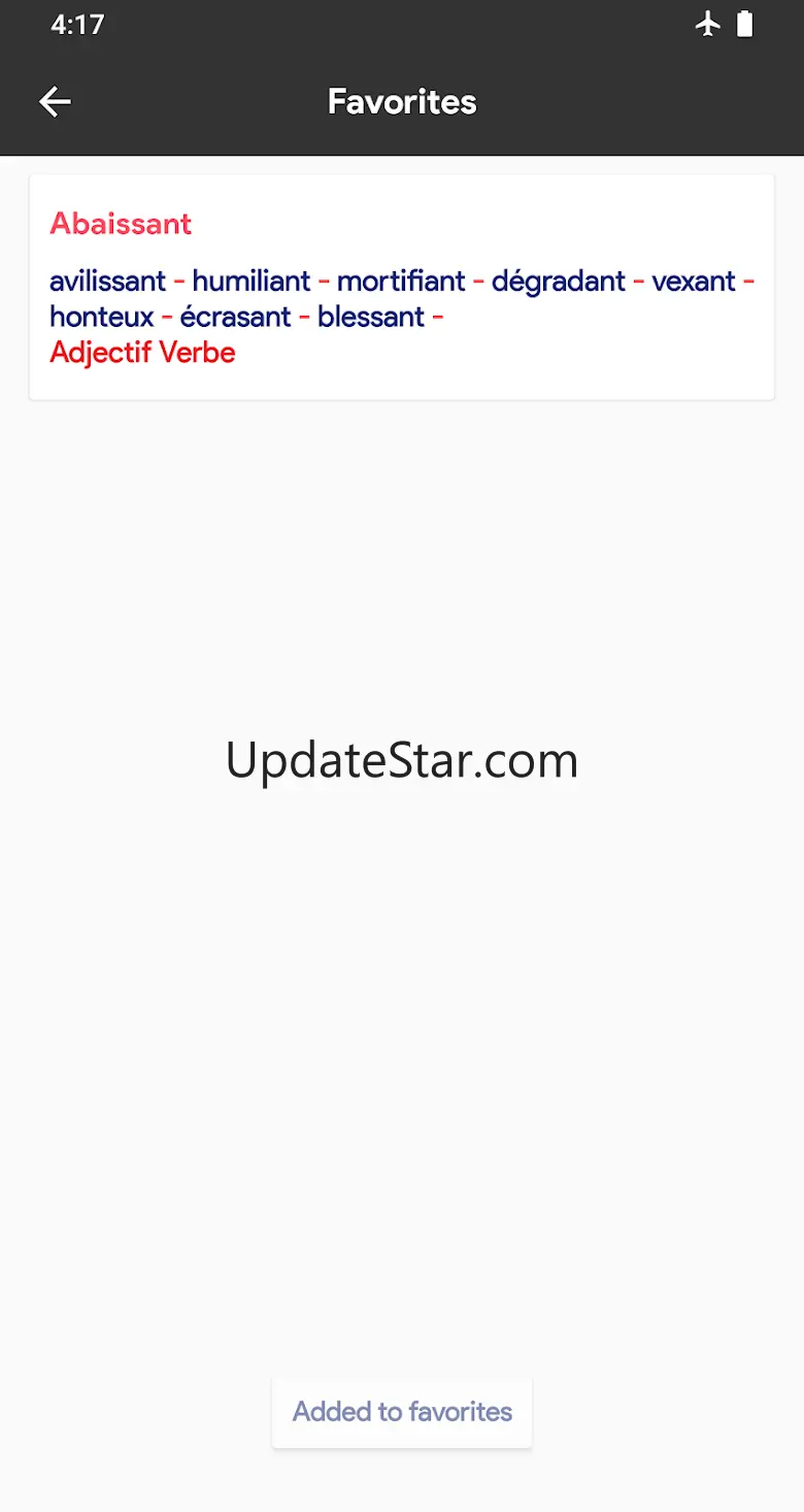 Synonyms French Offline 4.1.4
