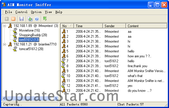 AIM Monitor Sniffer 3.2