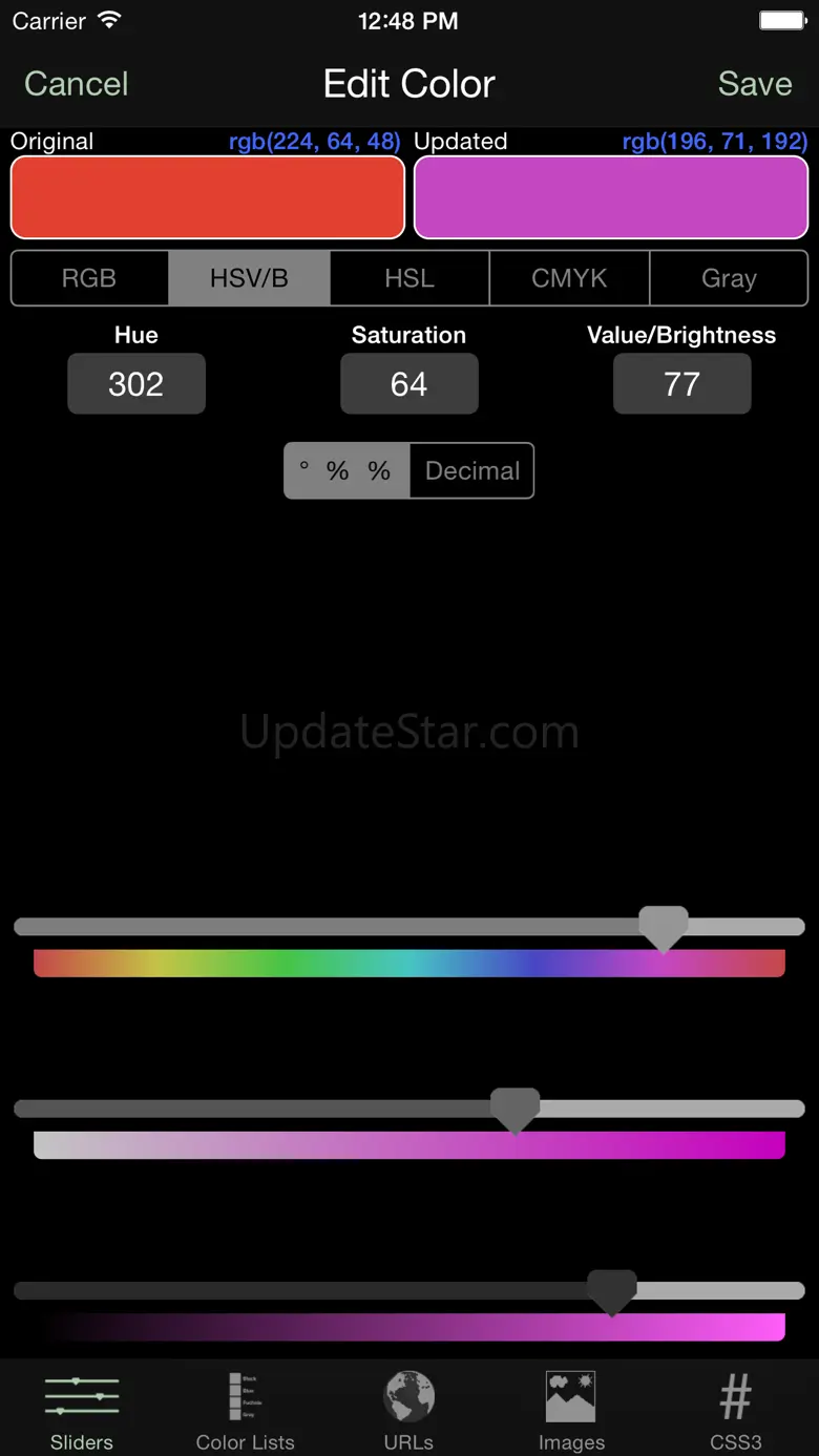 Palettes 9.1