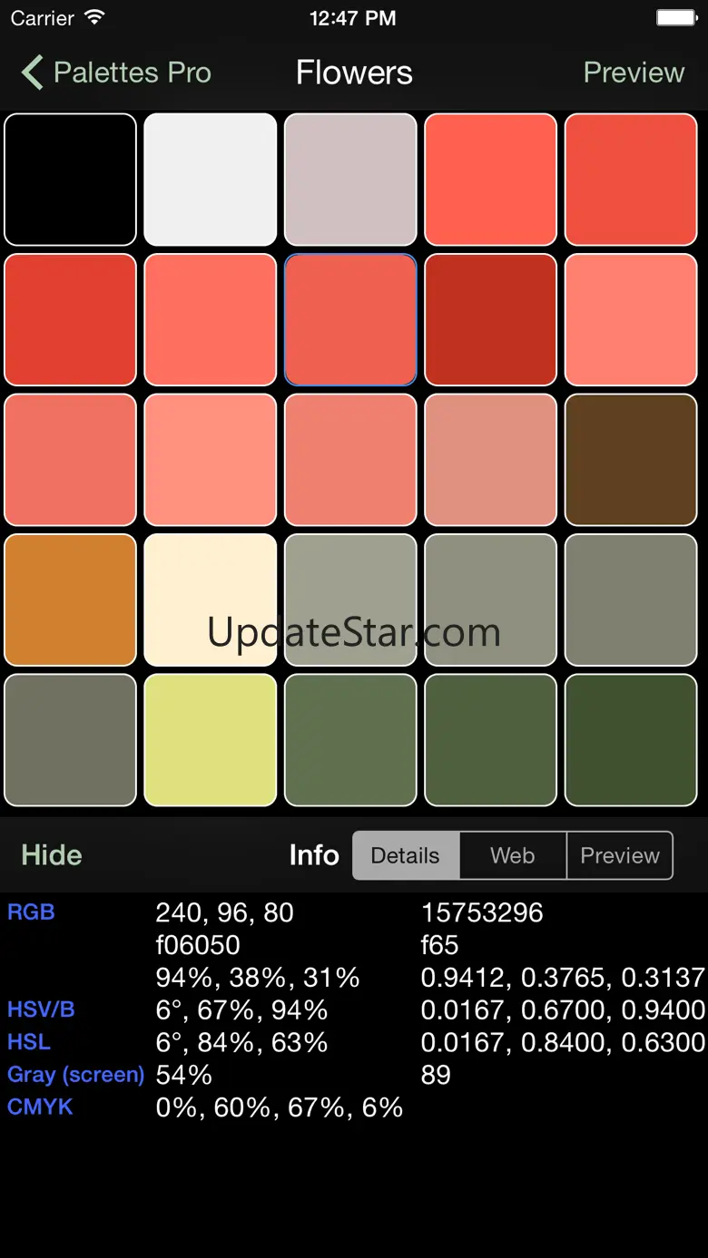 Palettes 9.1