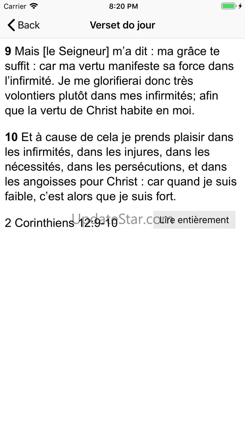 La Sainte Bible LS 2.8.3