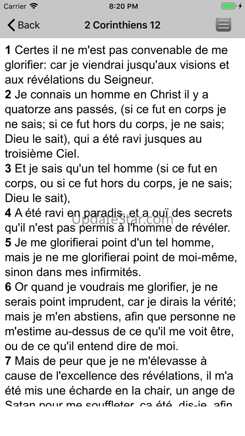 La Sainte Bible LS 2.8.3