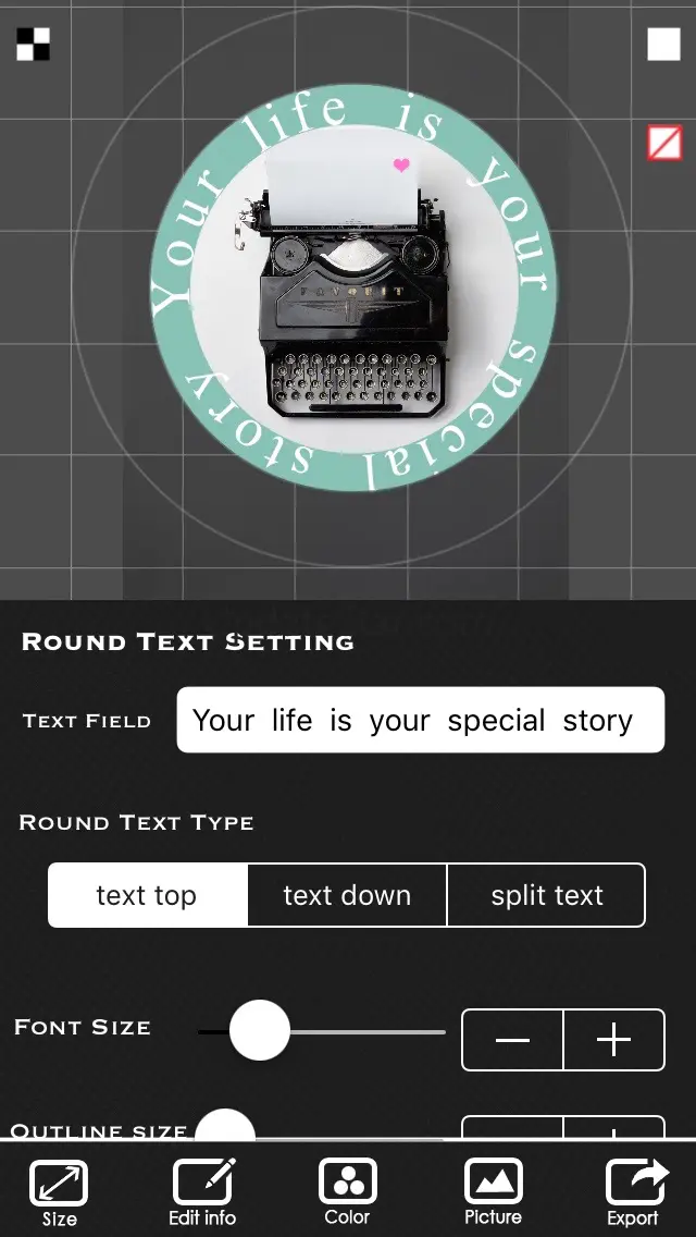 Button Badge Maker - with PDF, E-mail and AirPrint Options 2.2