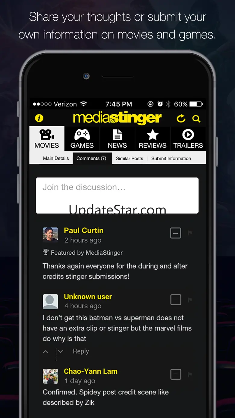 MediaStinger - Movie and Video Game After Credits 2.3.3