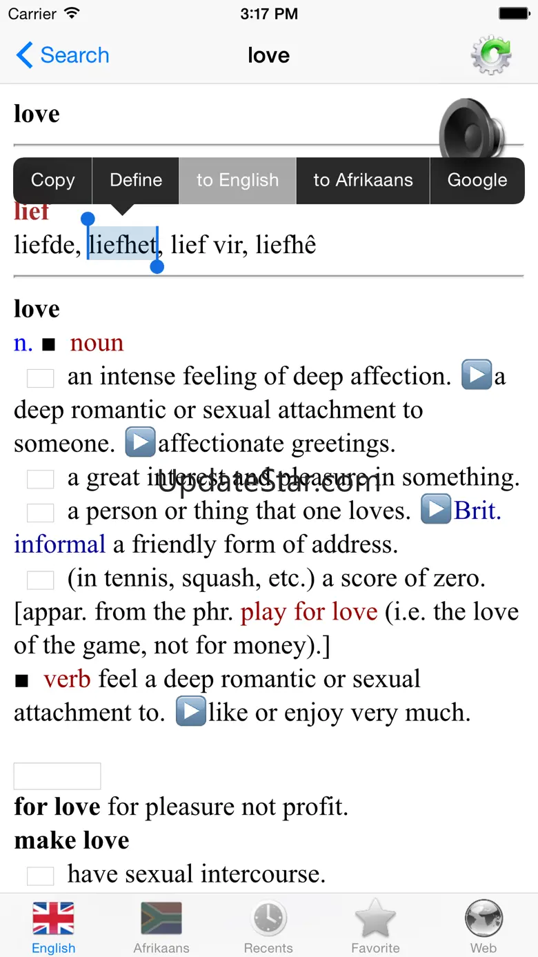 Afrikaans English best dictionary 1.13