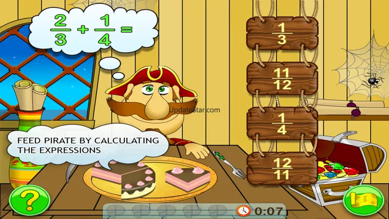 Fractions. Smart Pirates. Lite 1.5