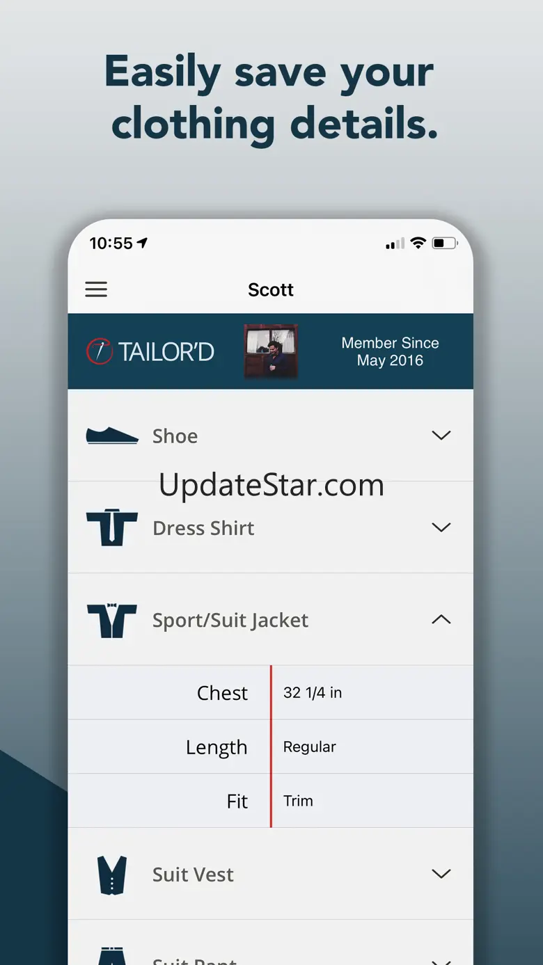 TAILOR'D: Save Sizes 2.1.5