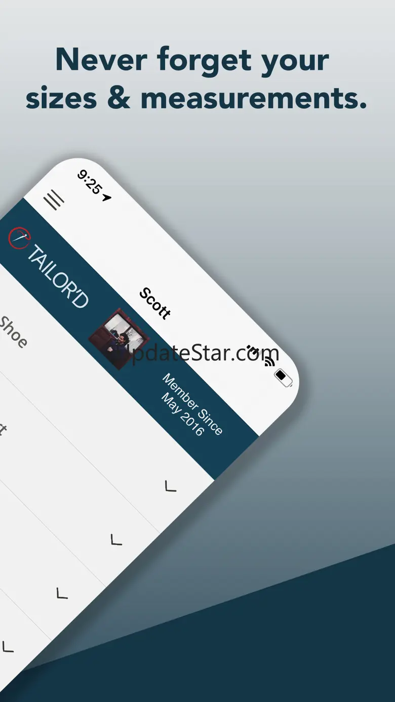 TAILOR'D: Save Sizes 2.1.5
