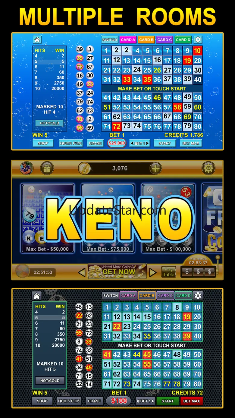 Keno - Multi Card keno games 2.4
