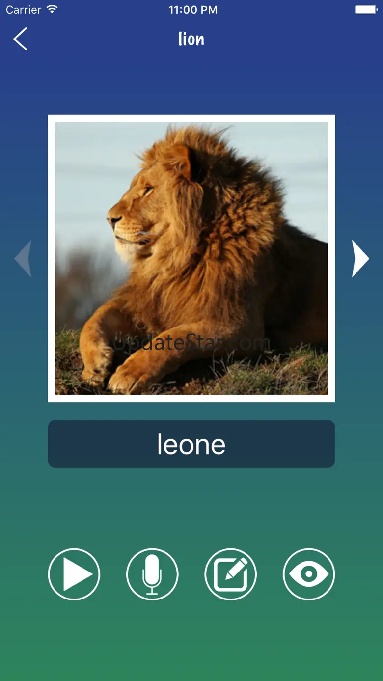 Italian Word Flashcards Learn 23.11.12