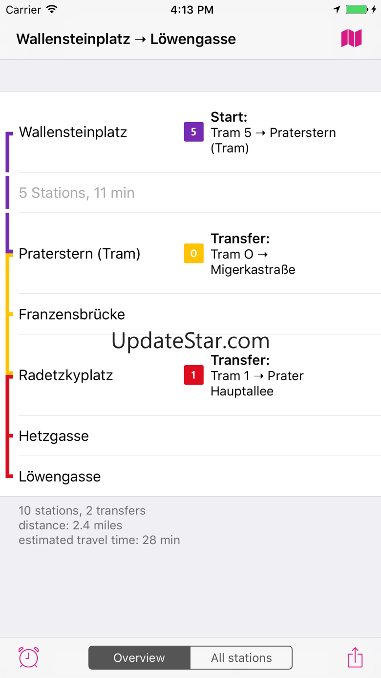 Vienna Rail Map Lite 5.5