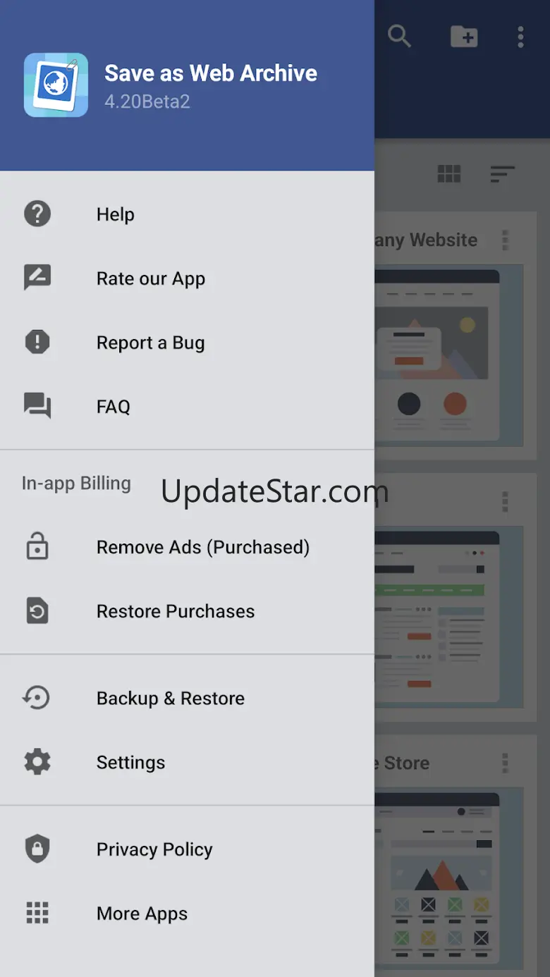 Save as Web Archive 4.30RC3