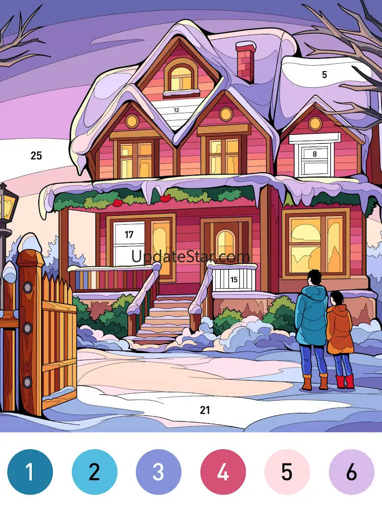 Winter Color by Number Game 2.0.4