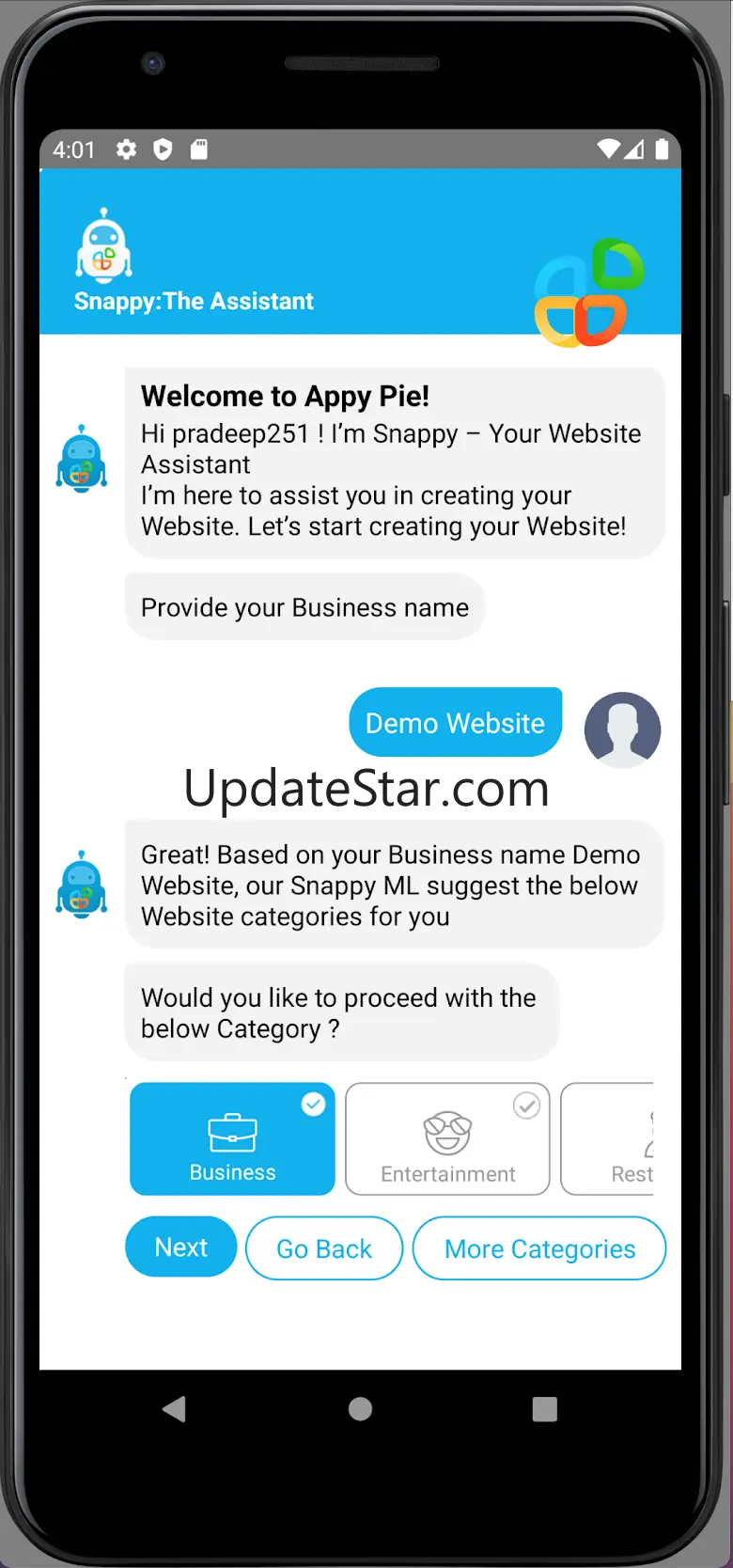 Appy Pie AI Website Maker 166
