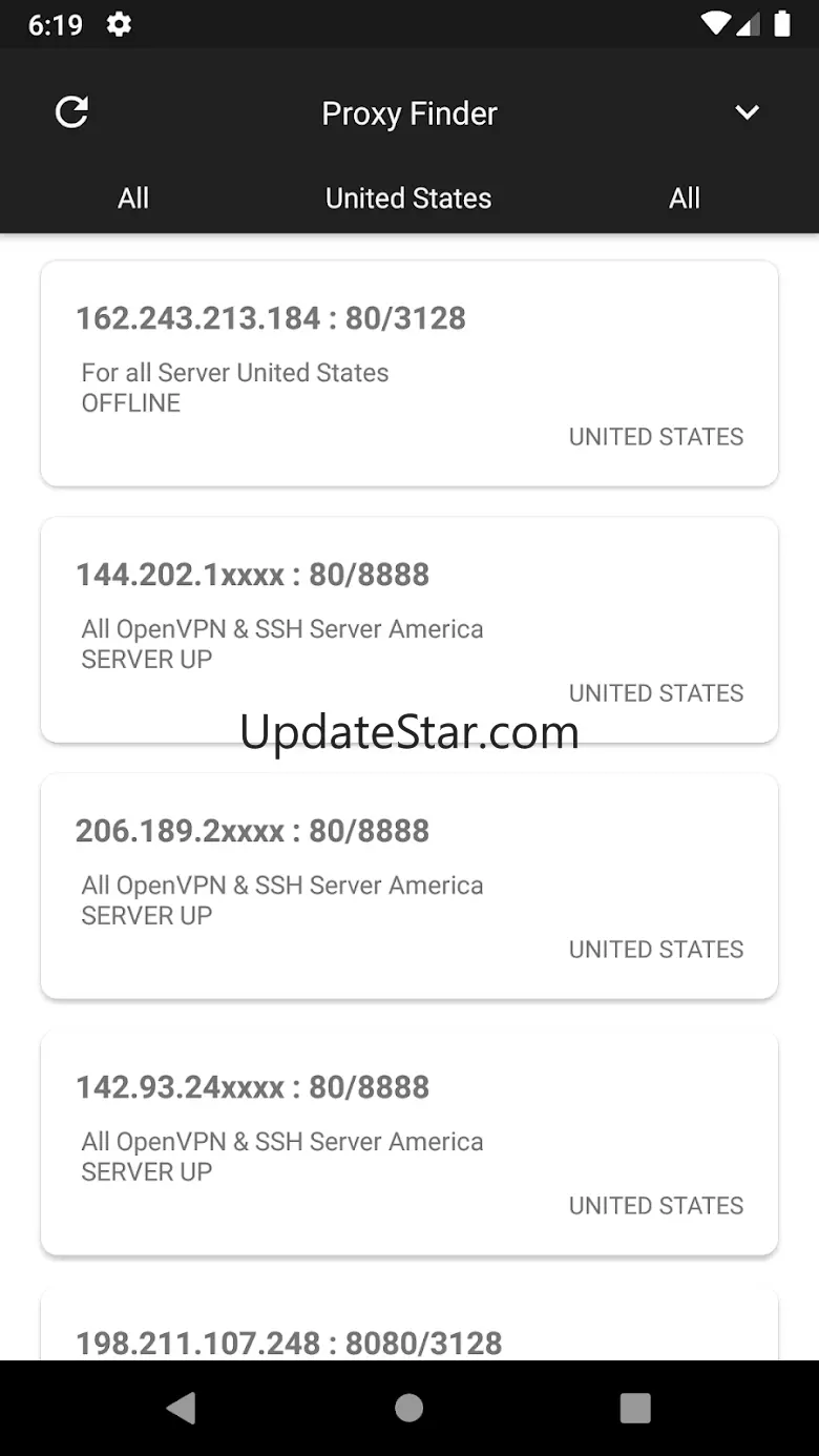 VPN, SSH, & Proxy Finder 1.3.7