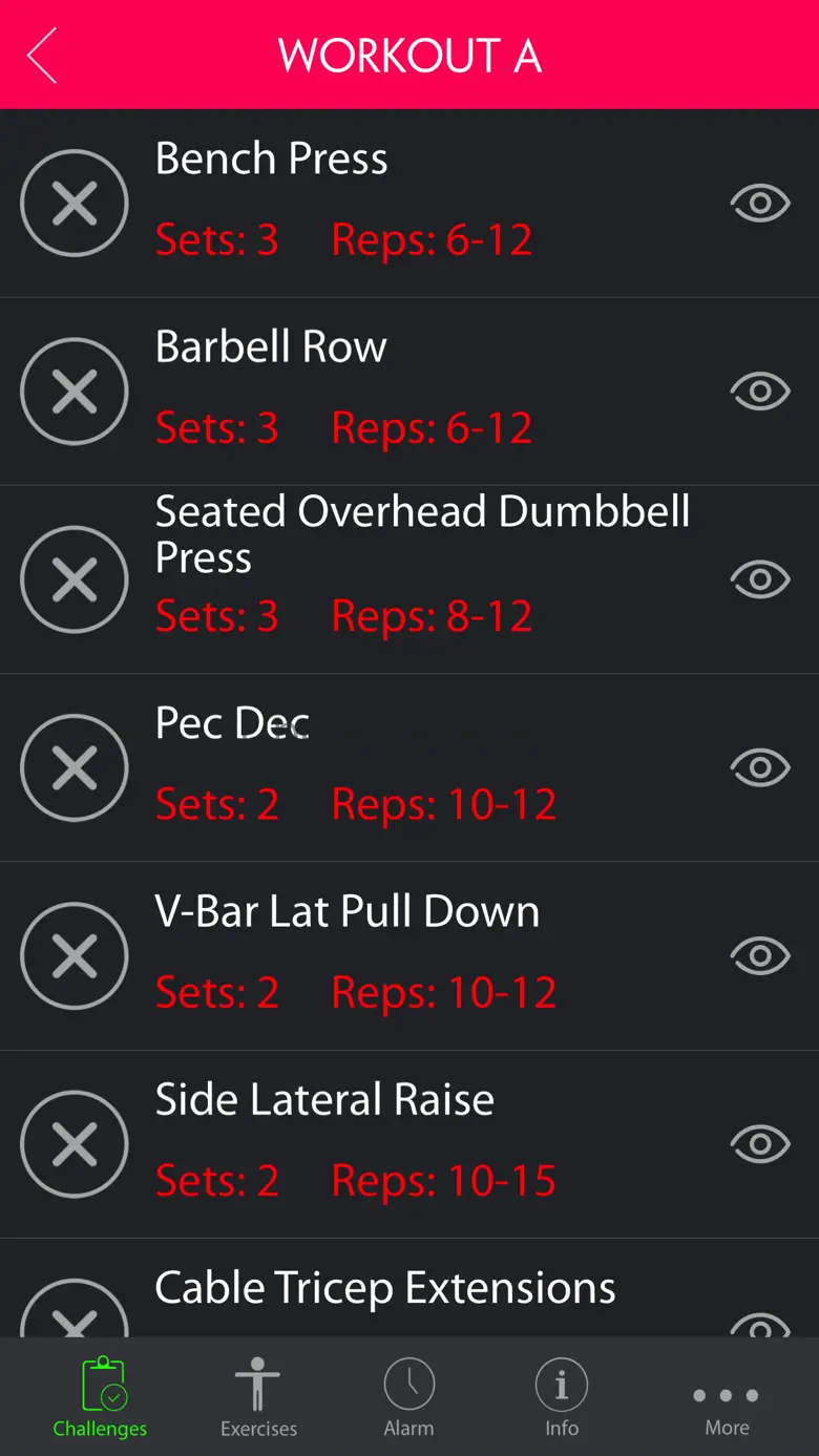 Upper/Lower 4 Day Gym Bodybuilding Split Workout 1.0