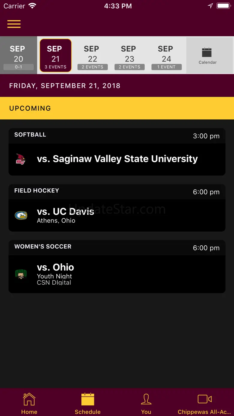 CMU Athletics 1.0.8