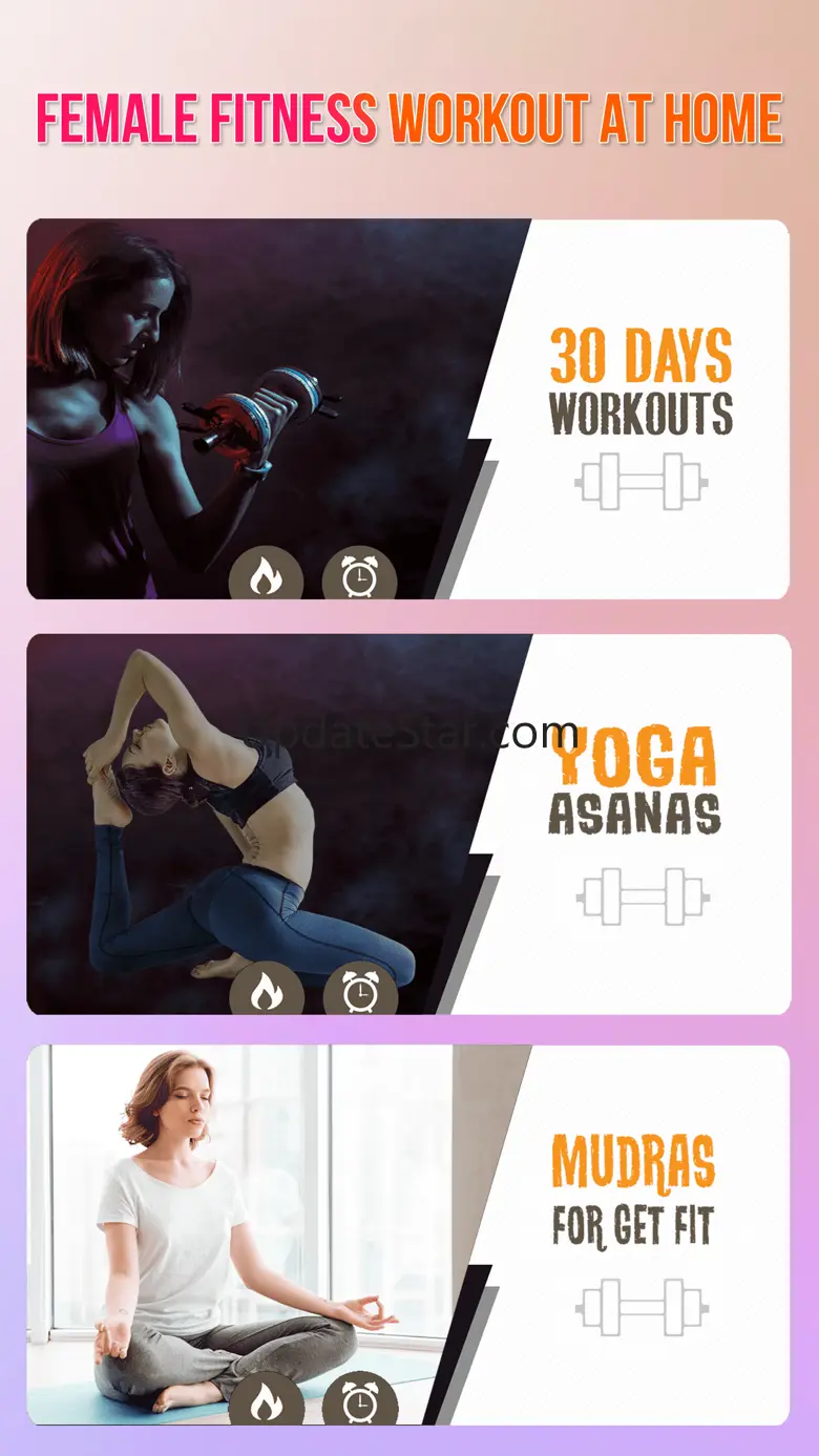 Female Fitness Workout at Home 1.1.1