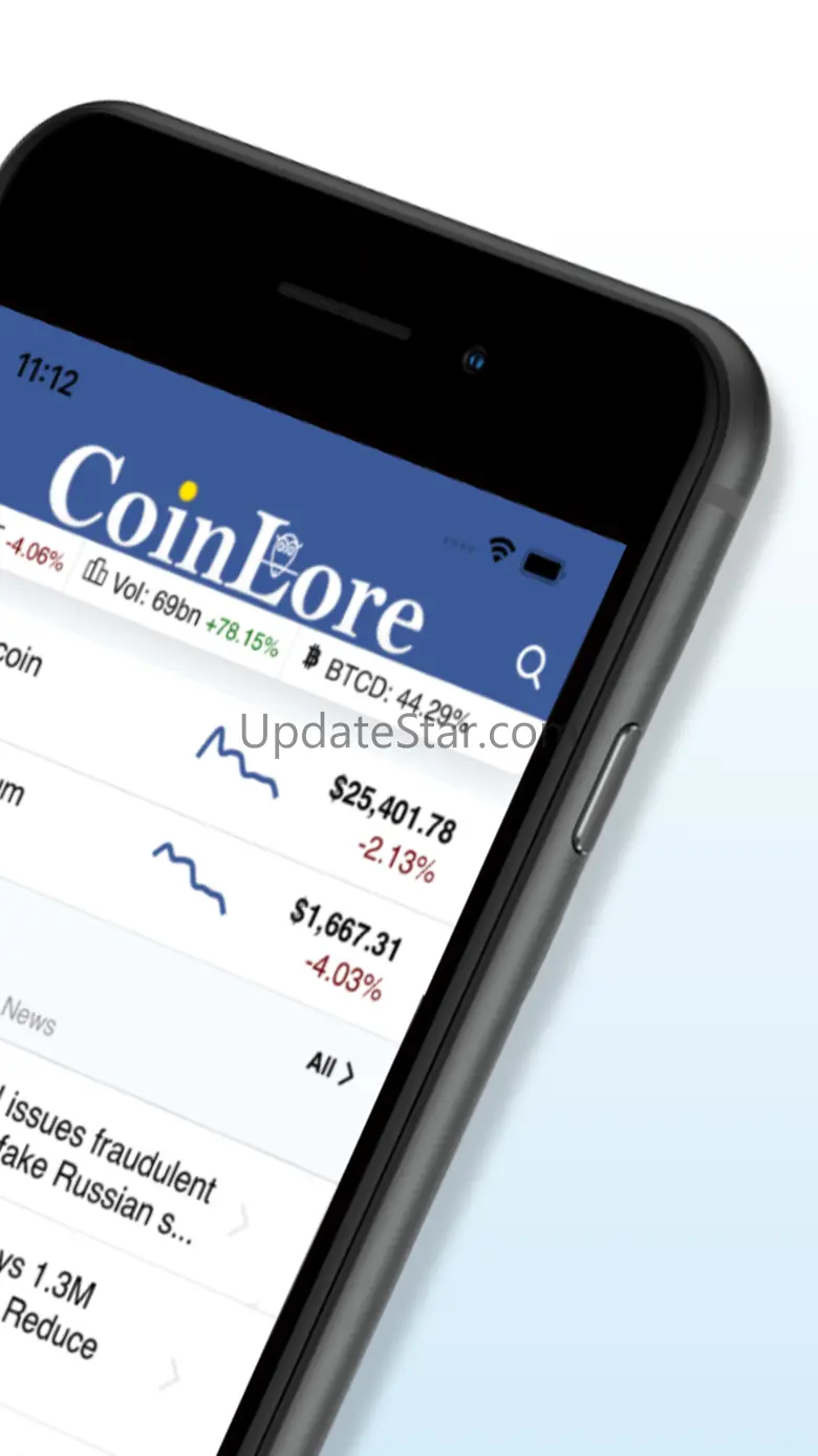 CoinLore Cryptocurrency Prices 2.05