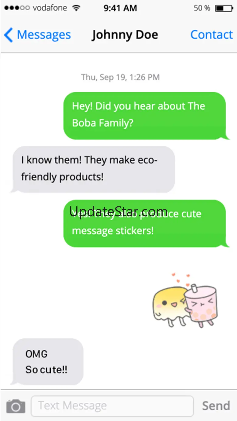Boba Family iMessage Stickers 1.0