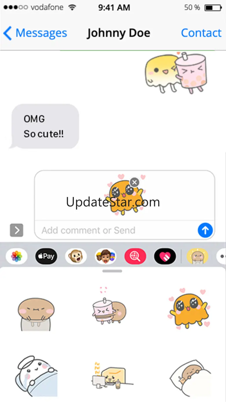 Boba Family iMessage Stickers 1.0