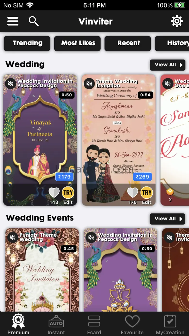 Video Invitation Maker Ecards 1.32