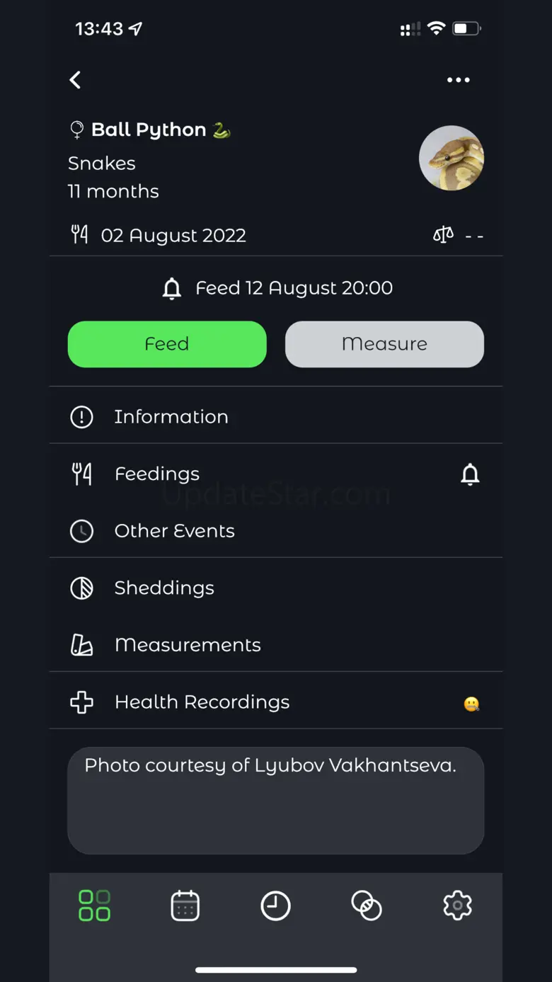 Reptile Rocket: pet tracker 1.10.0
