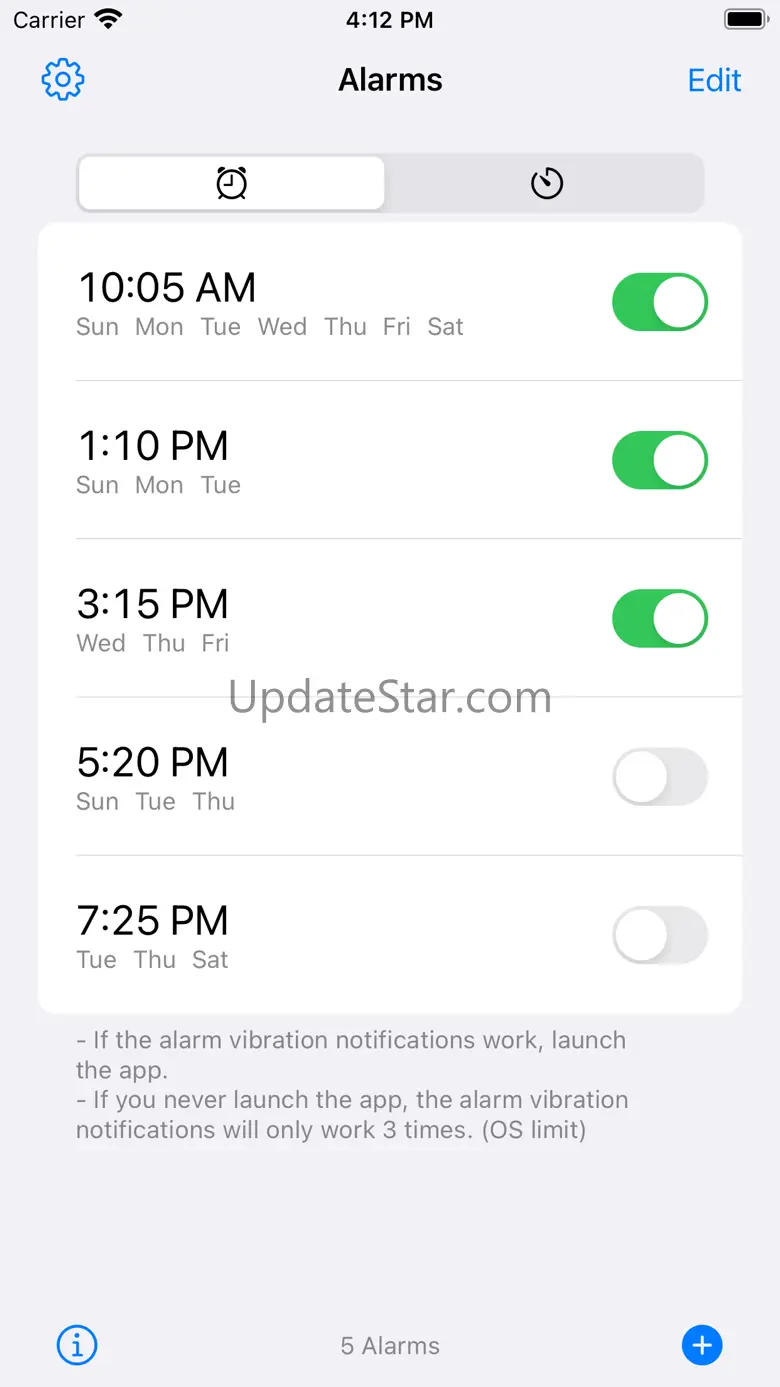 Vibration Alarm Clock & Timer 1.0.6