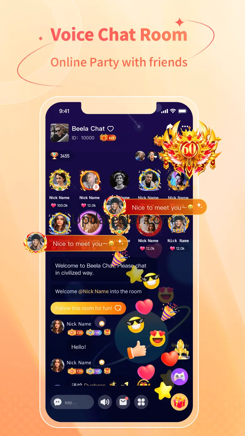 Beela Chat -Voice Chat Rooms 3.0