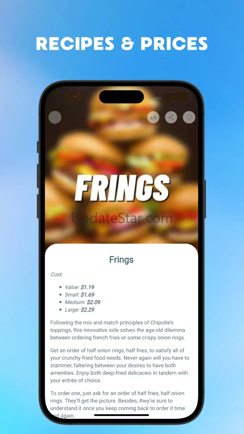 Hints - Secret Menu & Recipes 1.0